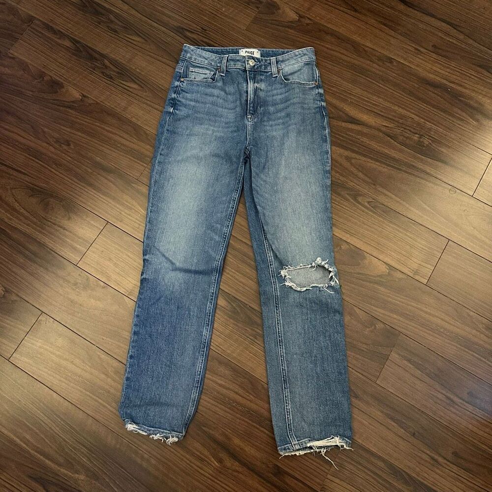 Paige Stella jeans distressed raw hem 26